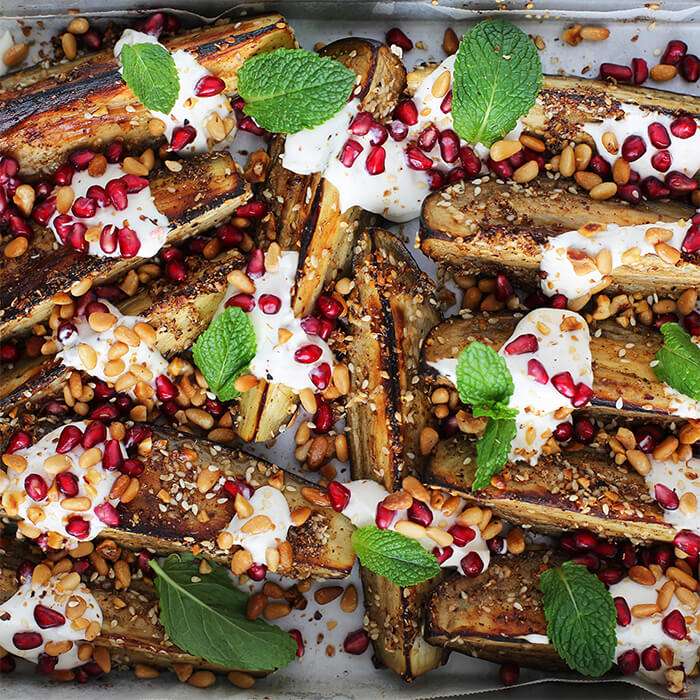 Dukkah Roasted Eggplant Recipe (Oven-Baked)