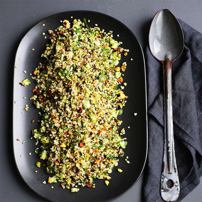 Quinoa Tabouleh Recipe with Pistachio